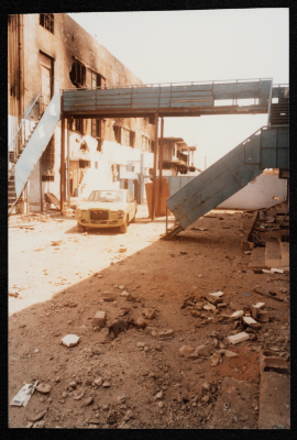 A Glimpse of the Trails of Destruction across Samed