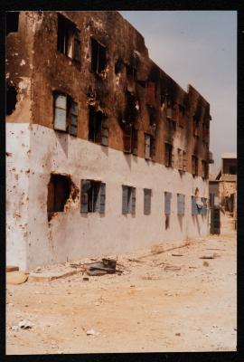 A Glimpse of the Trails of Destruction across Samed