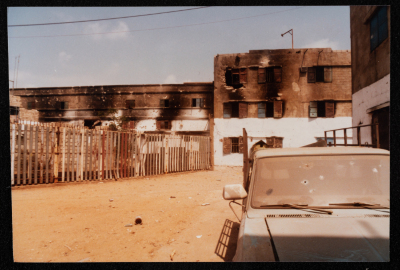 A Glimpse of the Trails of Destruction across Samed