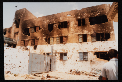 A Glimpse of the Trails of Destruction across Samed