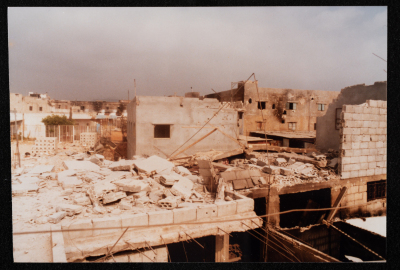A Glimpse of the Trails of Destruction across Samed