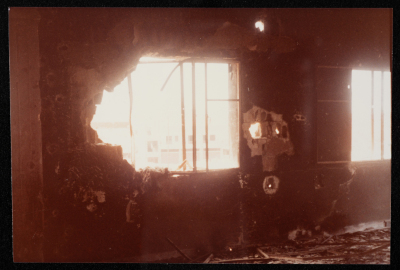 A Glimpse of the Trails of Destruction across Samed