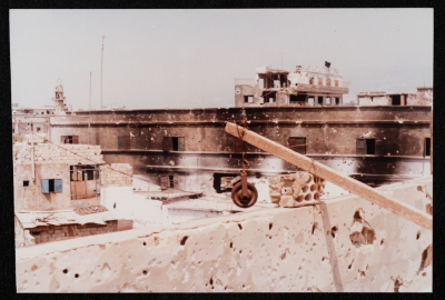 A Glimpse of the Trails of Destruction across Samed