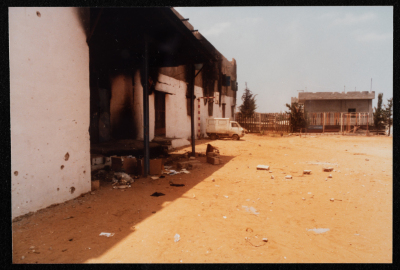 A Glimpse of the Trails of Destruction across Samed