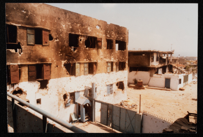 A Glimpse of the Trails of Destruction across Samed
