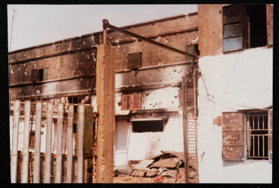 A Glimpse of the Trails of Destruction across Samed