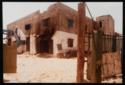 A Glimpse of the Trails of Destruction across Samed