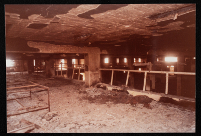 A Glimpse of the Trails of Destruction across Samed's Factories, Beirut, 1985
