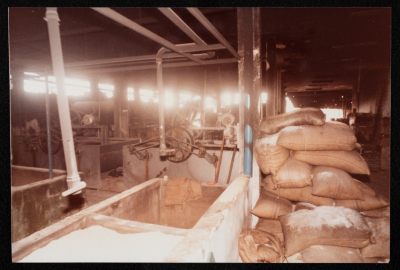 A Glimpse of the Trails of Destruction across Samed's Factories, Beirut, 1985