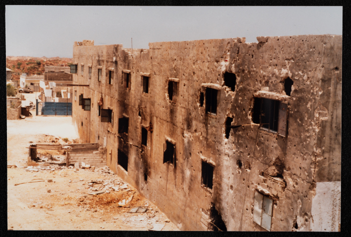 A Glimpse of the Trails of Destruction across Samed's Factories, Beirut, 1985