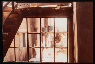 A Glimpse of the Trails of Destruction across Samed's Factories, Beirut, 1985