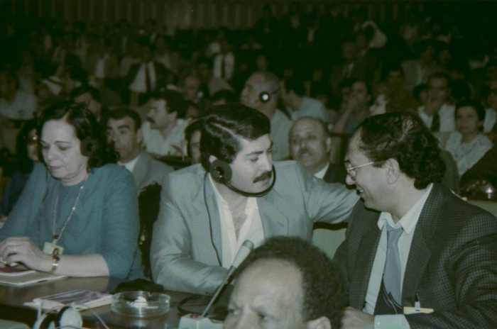 المشاركين في الدورة الثامنة عشر للمجلس الوطني الفلسطيني، الجزائر، 1987