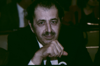 أحد المشاركين في الدورة الثامنة عشر للمجلس الوطني الفلسطيني، الجزائر، 1987