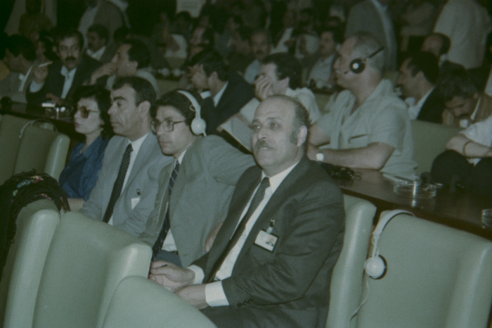 المشاركين في الدورة الثامنة عشر للمجلس الوطني الفلسطيني، الجزائر، 1987