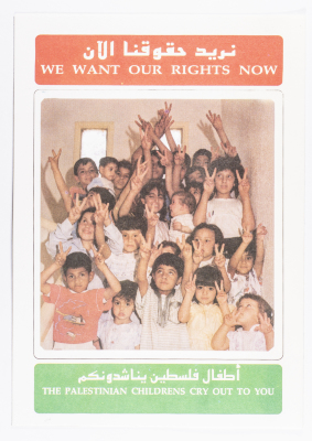 كتيب عن حقوق الأطفال الفلسطينيين 