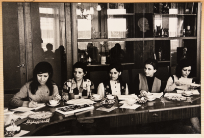 مشاركة نهاية محمد في لقاء نسوي دولي، موسكو، 1979