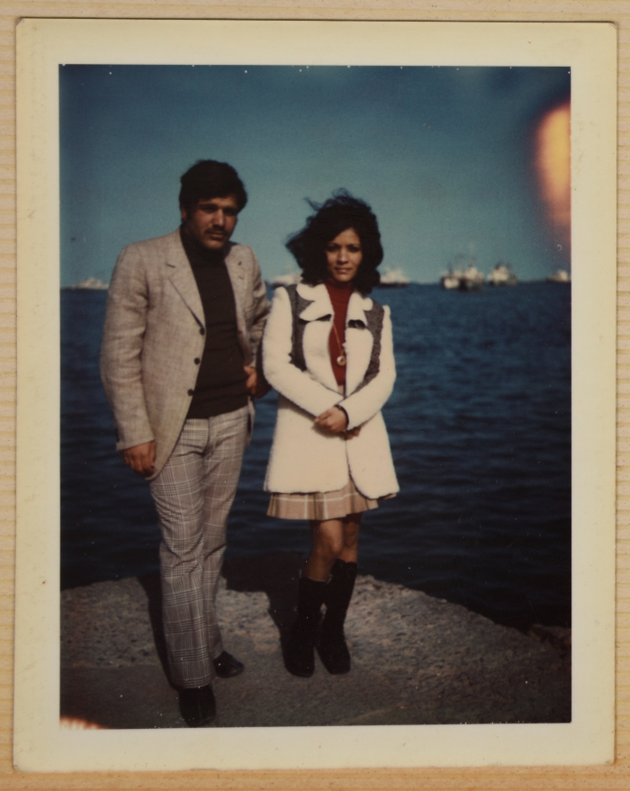 Nehaya Mohammad with Doctor Mohammad Zeid in Libya 