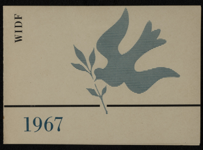 بطاقة معايدة من الاتحاد النسائي الديمقراطي العالمي