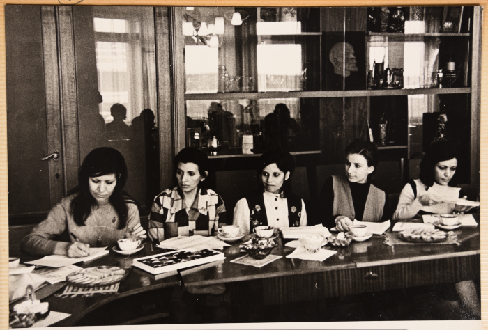 مشاركة نهاية محمد في لقاء نسوي دولي، موسكو، 1979