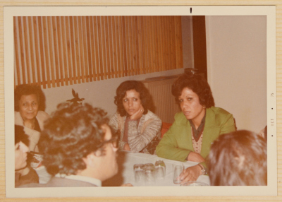 وفد نسوي فلسطيني في زيارة لاتحاد المرأة التونسي، تونس، 1975-1981