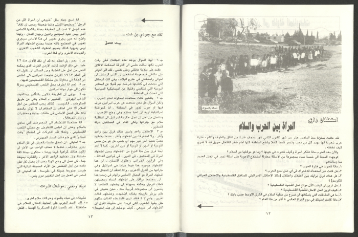 نشرة من اصدار حركة النساء الديمقراطيات عكا