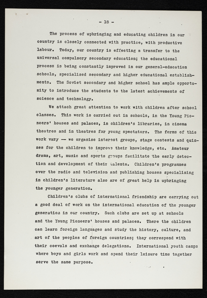 A Letter from Alma ʿata 