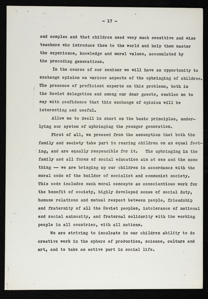 A Letter from Alma ʿata 