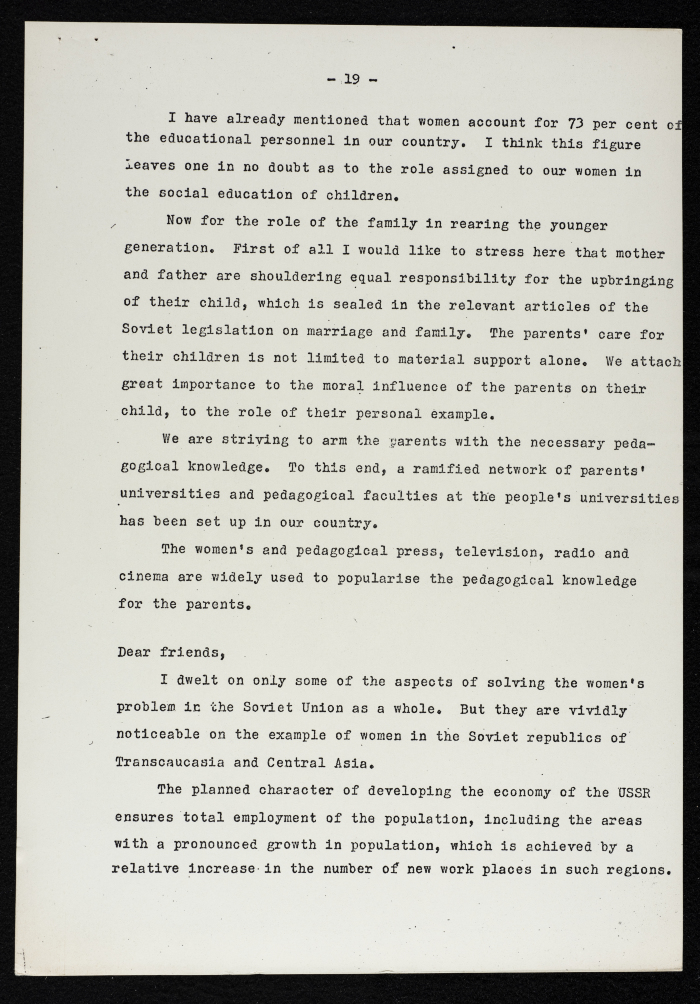 A Letter from Alma ʿata 