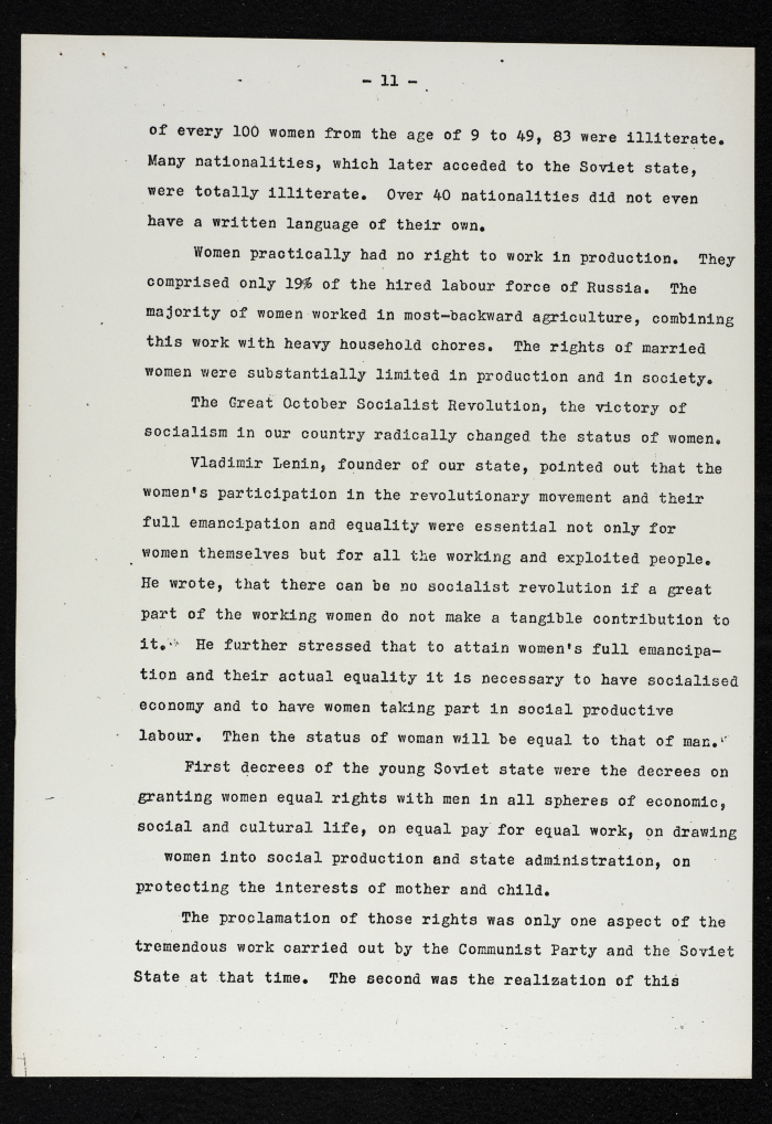 A Letter from Alma ʿata 