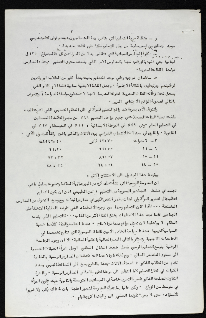 The Role of Women in the Education of the Younger Generation