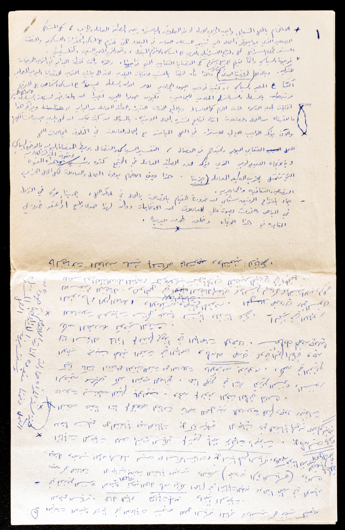 A Letter from the Movement of Democratic Women in Israel to the International Women's Year World Congress in Berlin, 1975