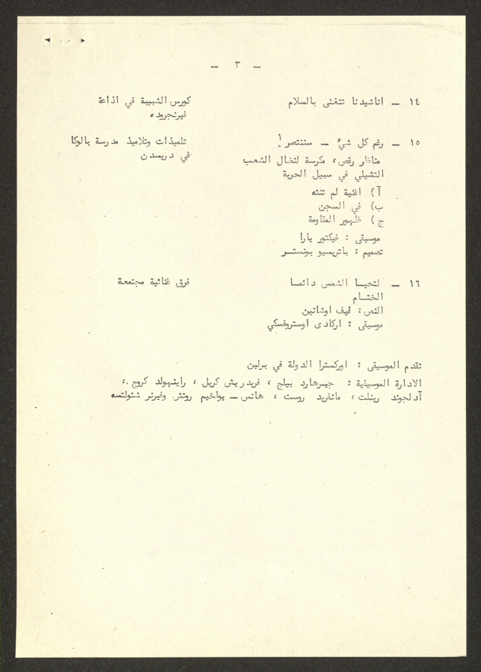 Invitation to a Concert 