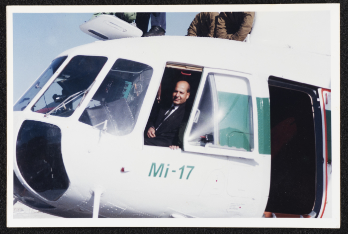 Mahmoud Seyam on a Plane Russia Contributed to the Palestinian Authority  