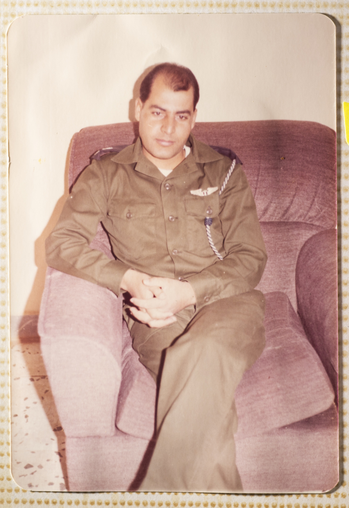 Mahmoud Seyam in the Lybian Air Force Uniform 
