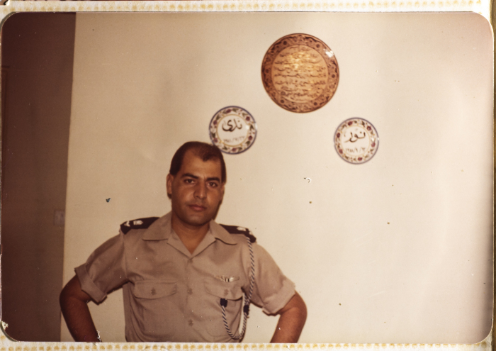Mahmoud Seyam in the Lybian Air Force Uniform