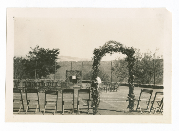 A Photograph Showing Wedding Preparations 