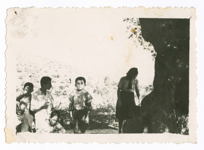 A Photograph of a Woman and Children from the Abdullah Family