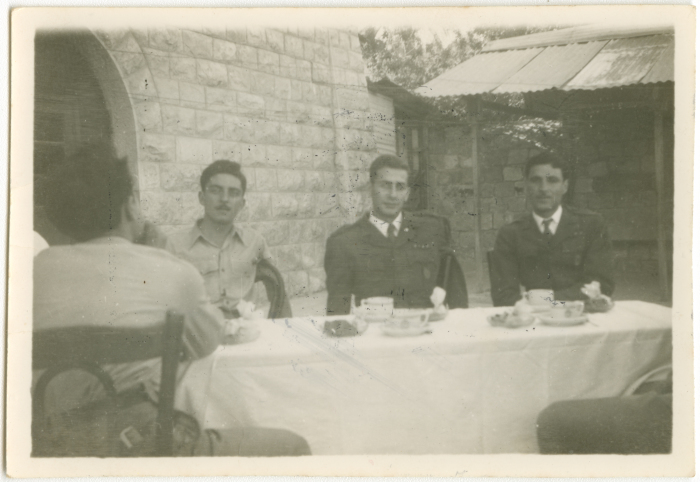 Men at the Scout Office