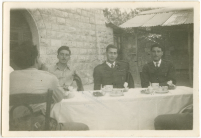 Men at the Scout Office