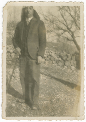 A Portrait of a Man from Birzeit, 1920-30