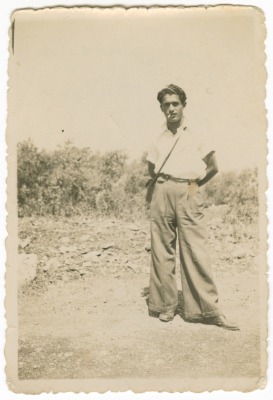 A Portrait of Aziz Issa Naṣer from Birzeit, 1920-30