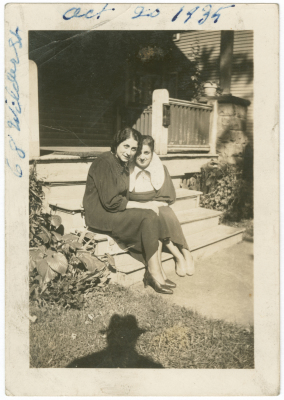 A Photograph of Two Women, 20 October 1935 