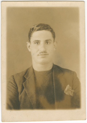 A Portrait of a Man from Birzeit, 1920-30