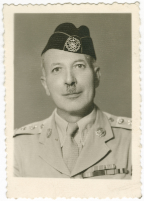 A Portrait of a Soldier in the Jordanian Army, August 1956 