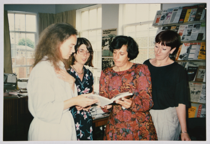 Zahira Kamal with British Volunteers, 1980