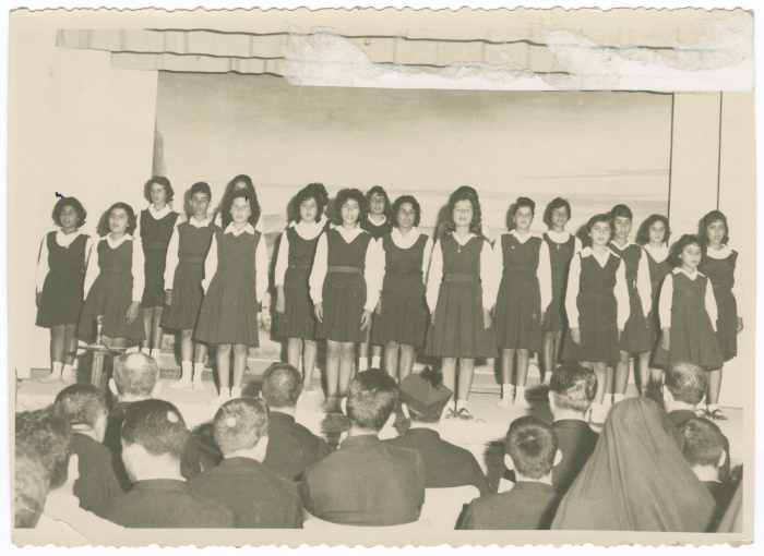 Students of the Latin School of Birzeit