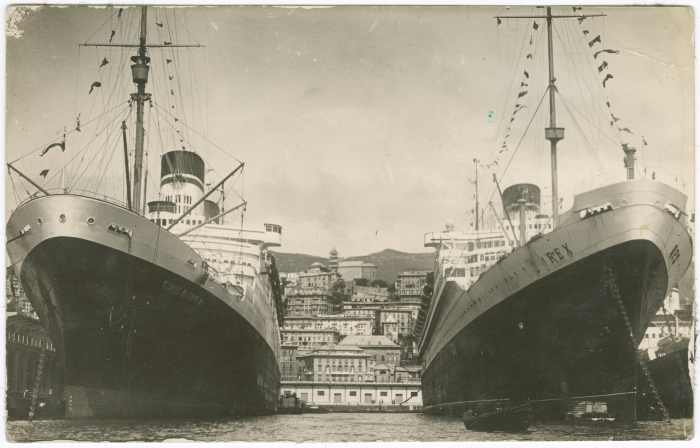A Photograph of SS Rex Savoia Italian Cargo Ship, 1920-30 
