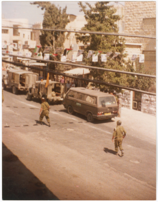 A Photograph of an Israeli Invasion During the First Intifada, 20 September 1993	