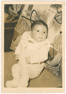 A Photo of Ibrahim Najy as a Baby, GARO Photo Studio 