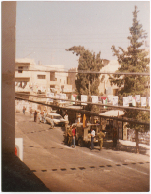 A Photo of an Invasion by the Israeli Occupation Forces during the First Intifada, 20 September 1993